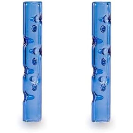 Blue Glass náustek pro Dynavap Tip, chladicí skleněná trubice Accessory, 2 Pack