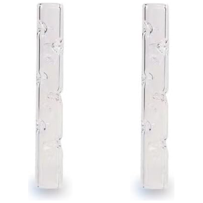 Clear Glass náustek pro Dynavap Tip, chladicí skleněná trubice Accessory, 2 Pack