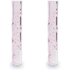 Pink Glass Mouthpiece for Dynavap Tip, Cooling Stem Accessory, 2 Pack