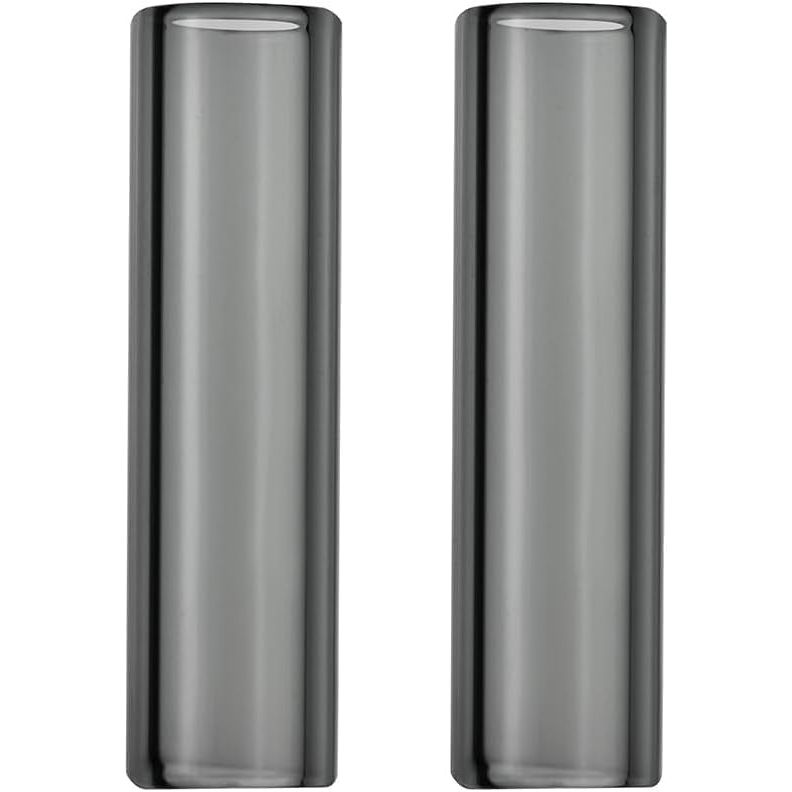 Short Glass náustek skleněná trubice pro POTV LOBO and ONE - 2 Straight Half-Black Vaporizer Accessory Set (45mm)